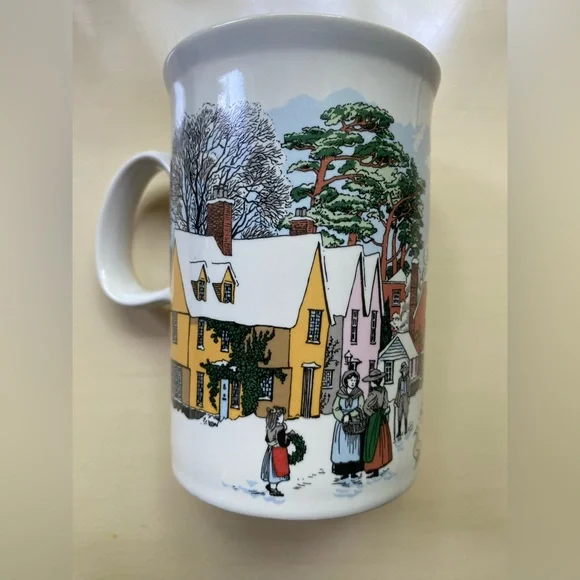 Coffee/hot cocoa Dunoon Christmas mugs 
Set of 4 fine stoneware.Made in Scotland - Picture 12 of 15